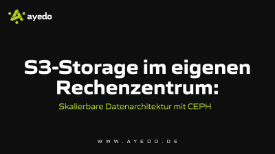 S3 Storage in Your Own Data Center: Scalable Data Architecture with CEPH