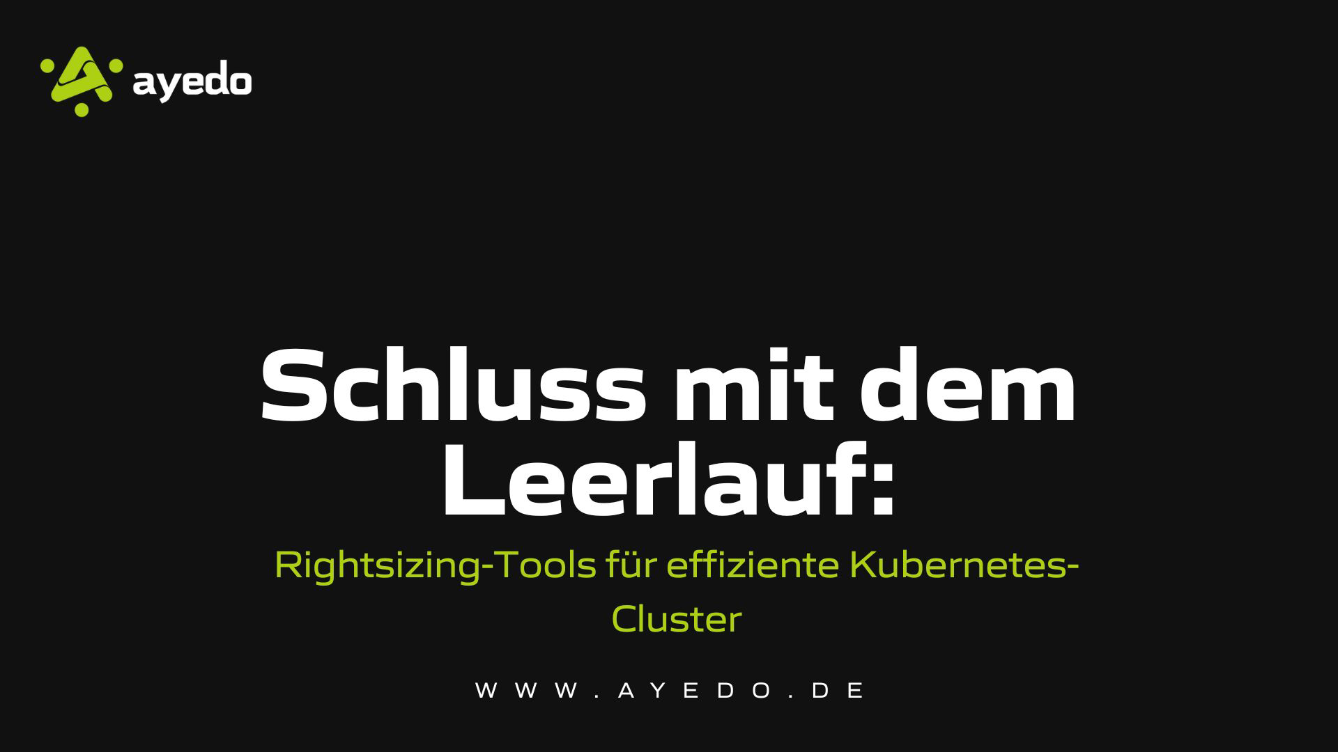 Schluss mit dem Leerlauf: Rightsizing-Tools für effiziente Kubernetes-Cluster