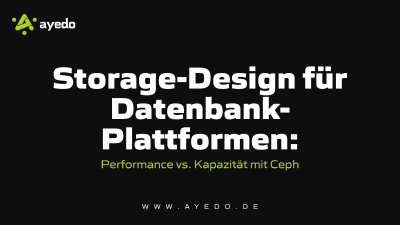 Storage-Design für Datenbank-Plattformen: Performance vs. Kapazität mit Ceph
