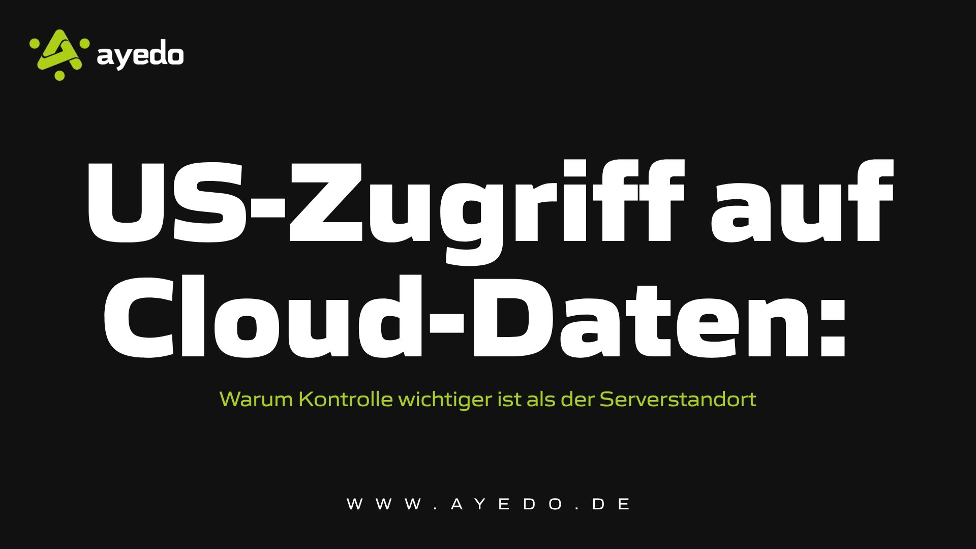 US-Zugriff auf Cloud-Daten: