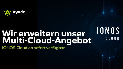 Wir erweitern unser Multi-Cloud-Angebot: IONOS Cloud ab sofort verfügbar