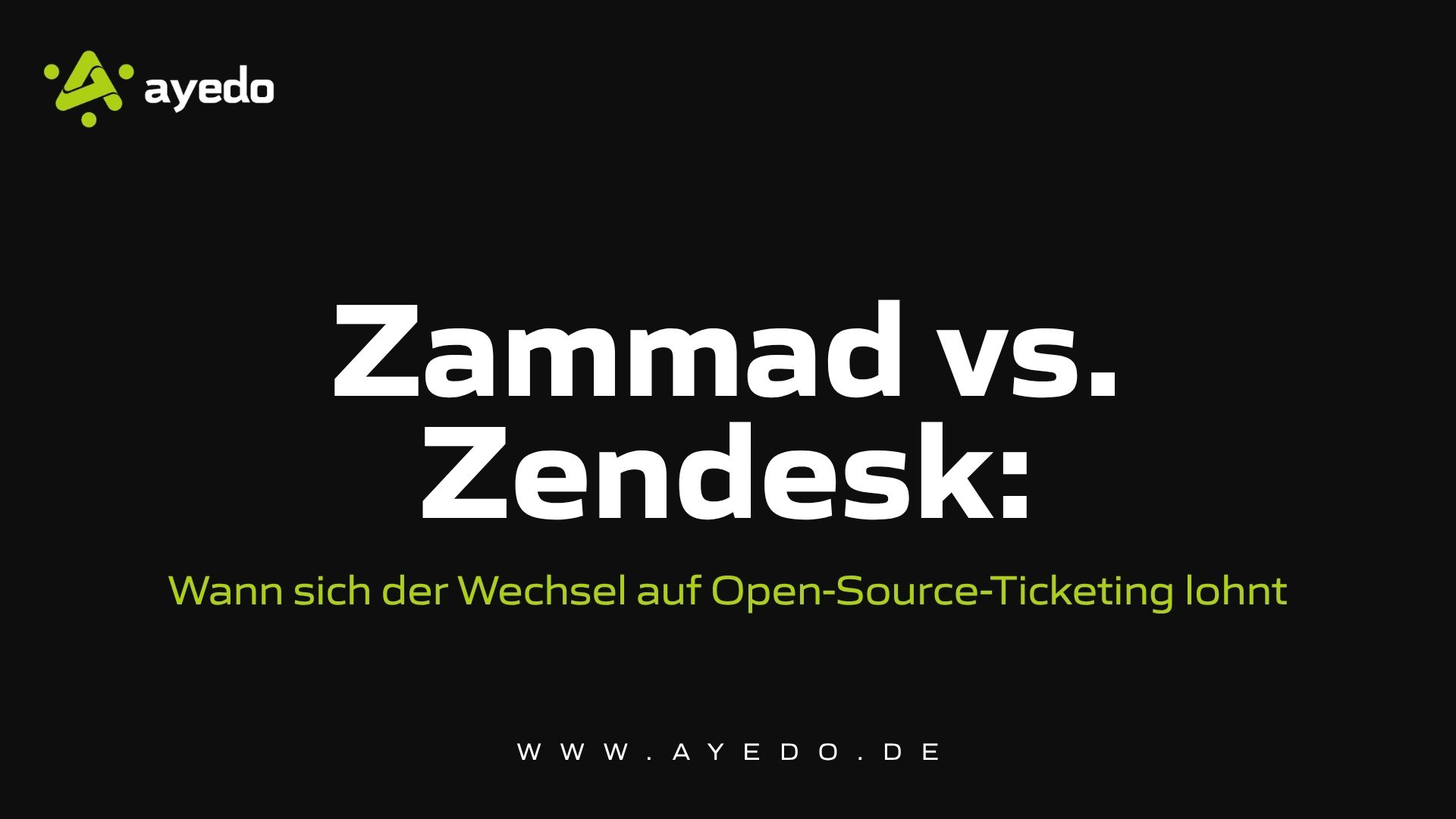 Zammad vs. Zendesk: Wann sich der Wechsel auf Open-Source-Ticketing lohnt