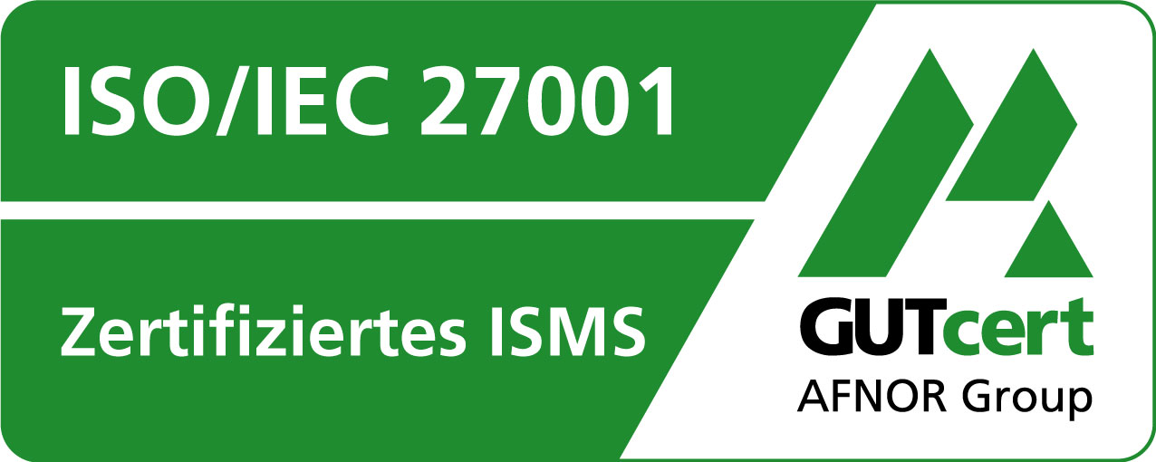 ISO27001-zertifzierte Sicherheit